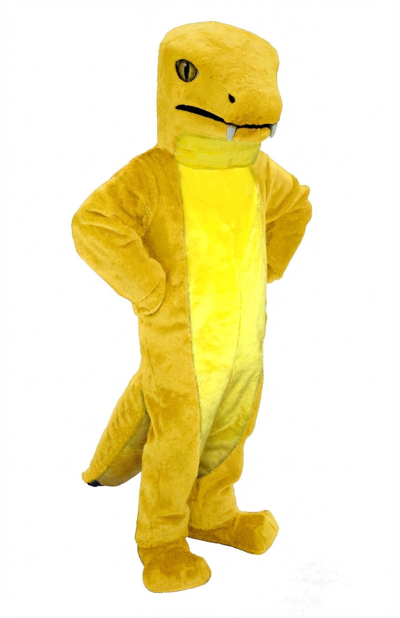 Snake Mascot (Thermolite) - Short fur / Yellow mascot costume