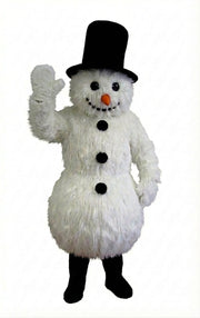 Snowman Mascot (Thermolite) - Long fur / White mascot costume