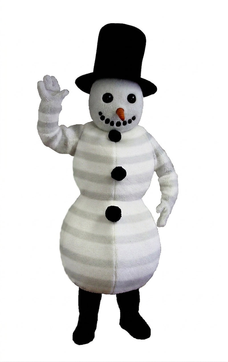 Snowman Mascot (Thermolite) - Short fur / Albino Tiger mascot costume