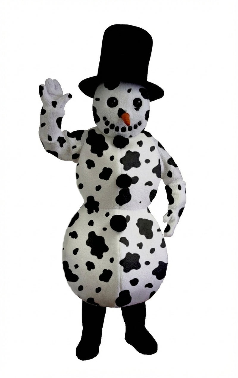 Snowman Mascot (Thermolite) - Short fur / Dalmatian mascot costume