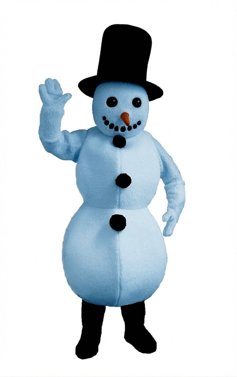 Snowman Mascot (Thermolite) - Short fur / Light blue mascot costume