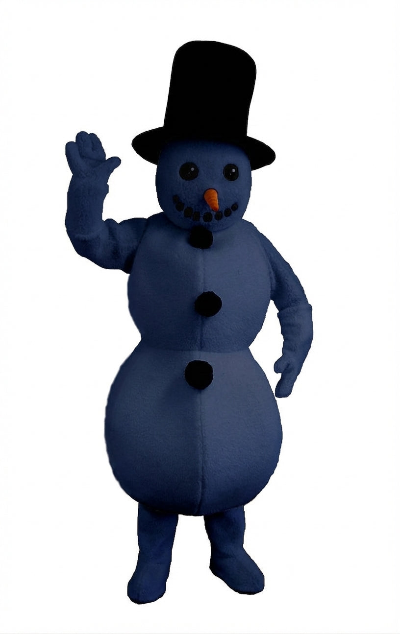 Snowman Mascot (Thermolite) - Short fur / Navy Blue mascot costume