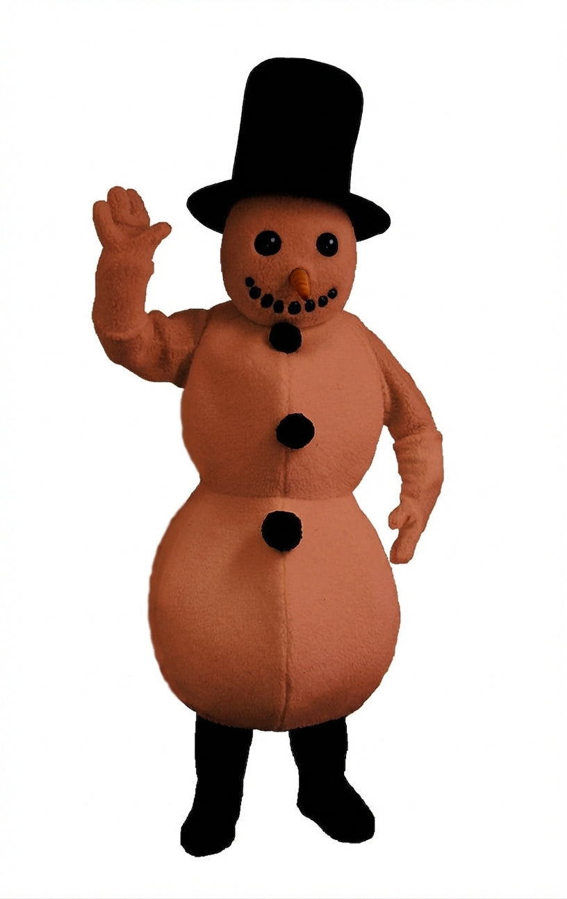Snowman Mascot (Thermolite) - Short fur / Rust mascot costume