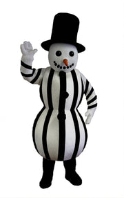 Snowman Mascot (Thermolite) - Short fur / Zebra mascot costume