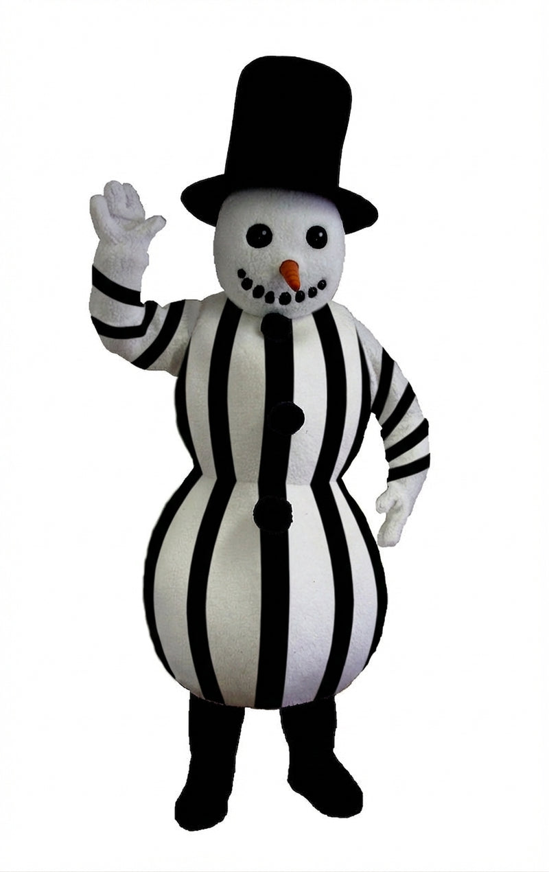 Snowman Mascot (Thermolite) - Short fur / Zebra mascot costume