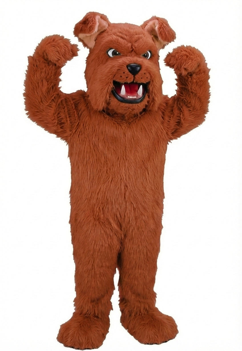 Sparky Dog Mascot - Long fur / Rust mascot costume