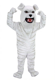 Sparky Dog Mascot - Short fur / Albino Tiger mascot costume