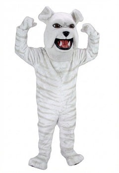 Sparky Dog Mascot - Short fur / Albino Tiger mascot costume