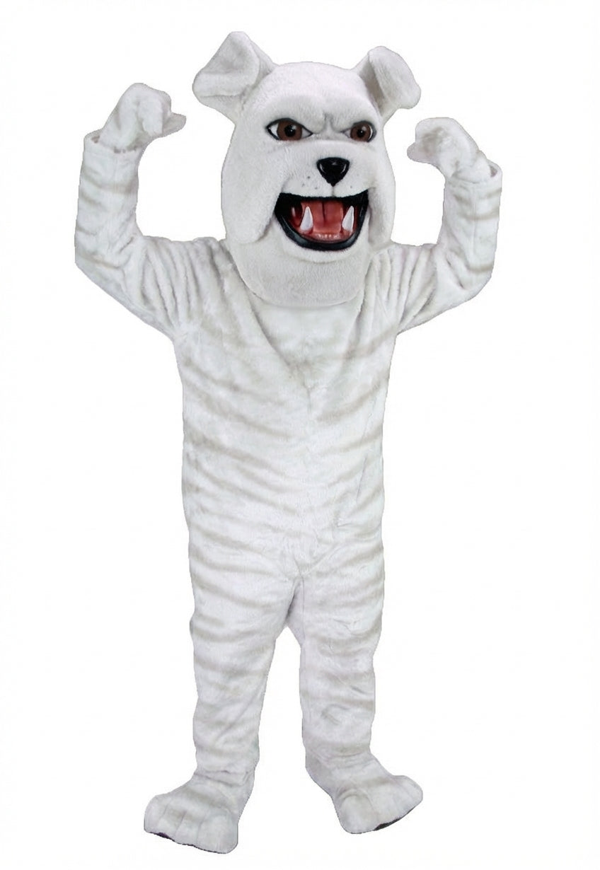 Sparky Dog Mascot - Short fur / Albino Tiger mascot costume