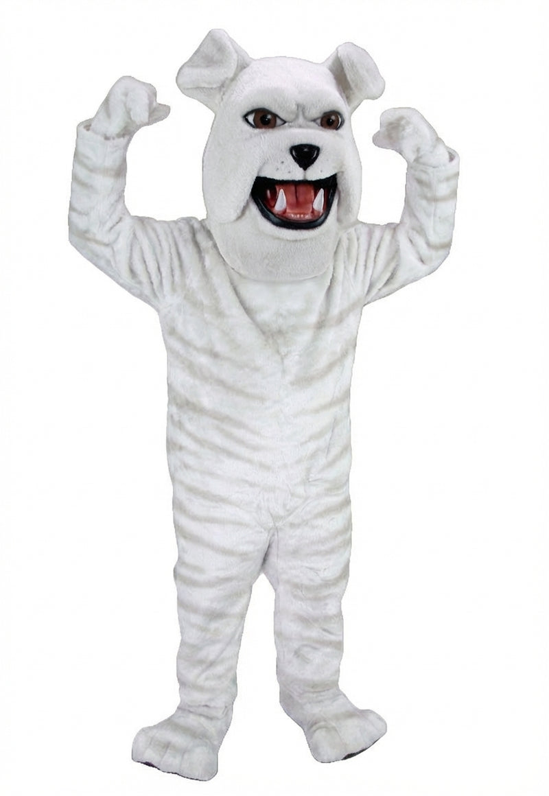 Sparky Dog Mascot - Short fur / Albino Tiger mascot costume