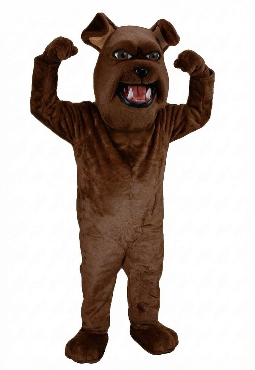 Sparky Dog Mascot - Short fur / Chocolate Brown mascot costume