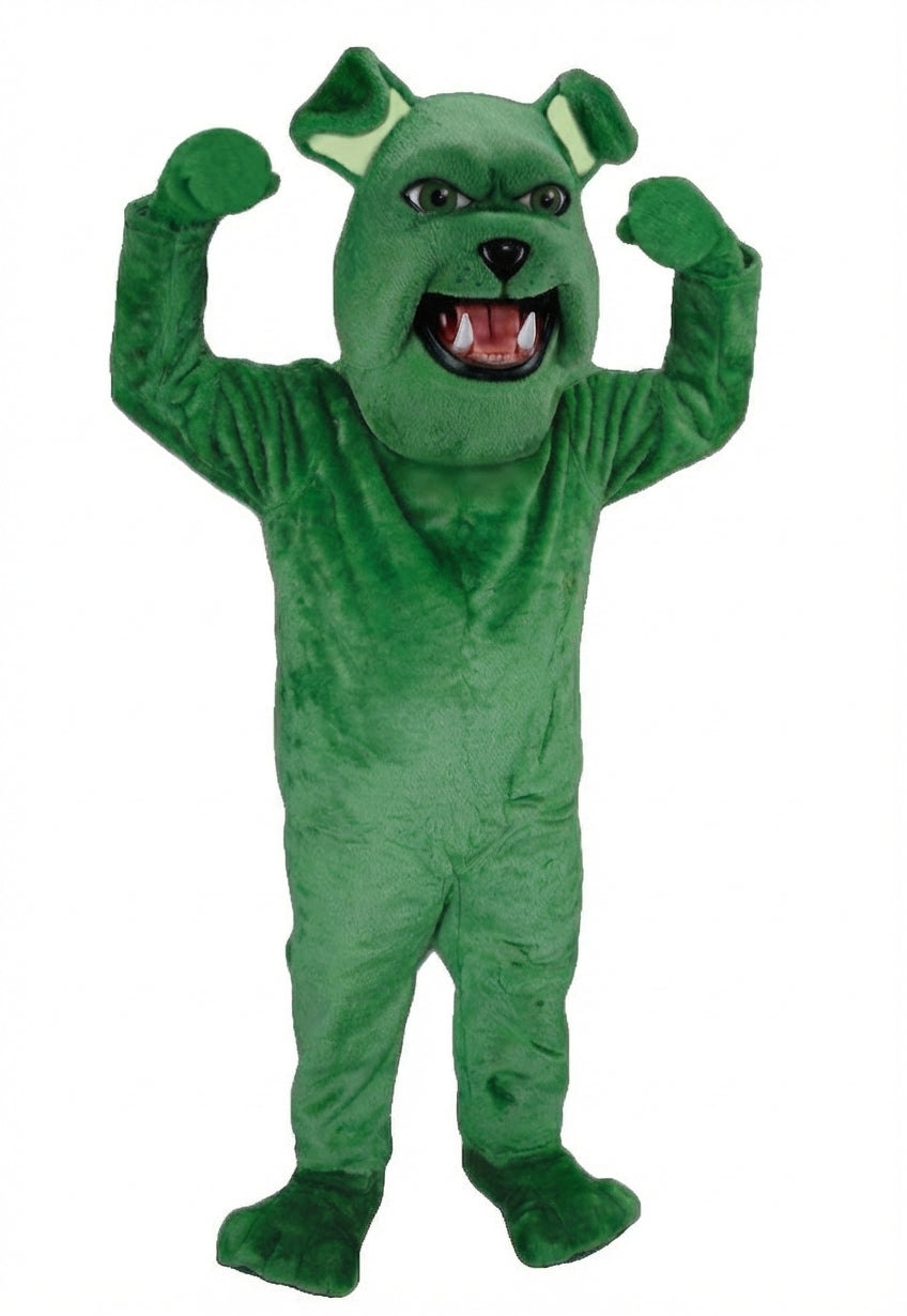 Sparky Dog Mascot - Short fur / Green mascot costume