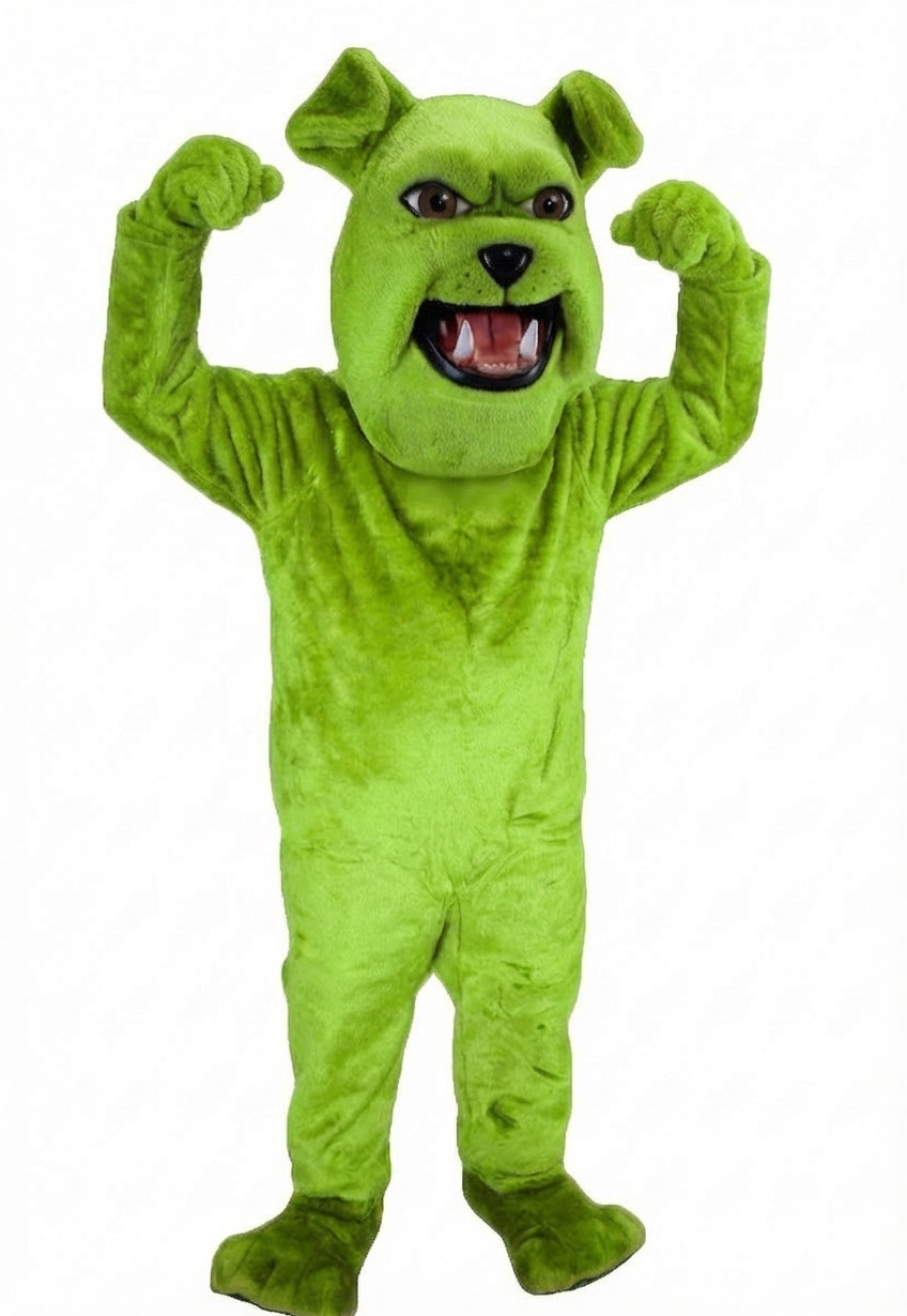 Sparky Dog Mascot - Short fur / Lime mascot costume