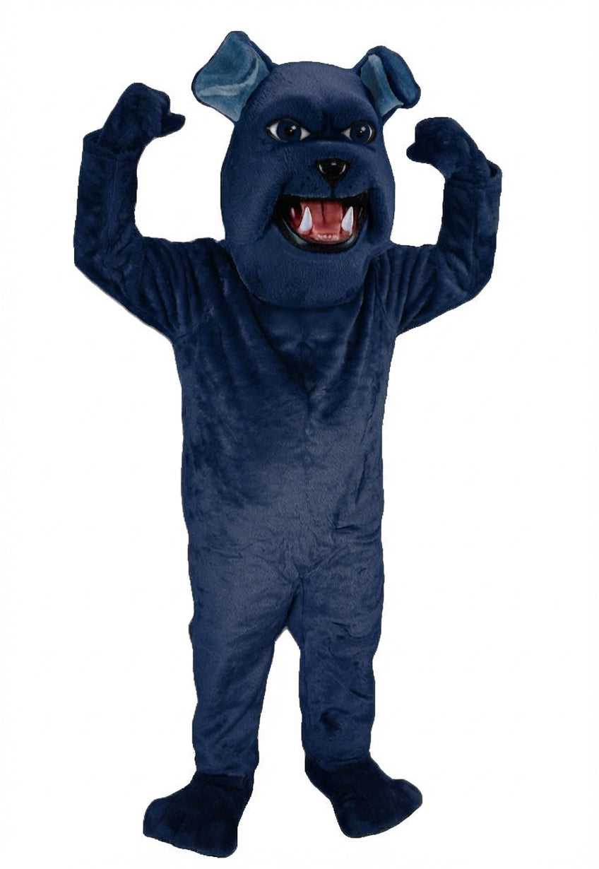 Sparky Dog Mascot - Short fur / Navy Blue mascot costume