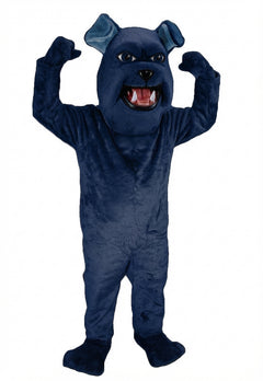 Sparky Dog Mascot - Short fur / Navy Blue mascot costume