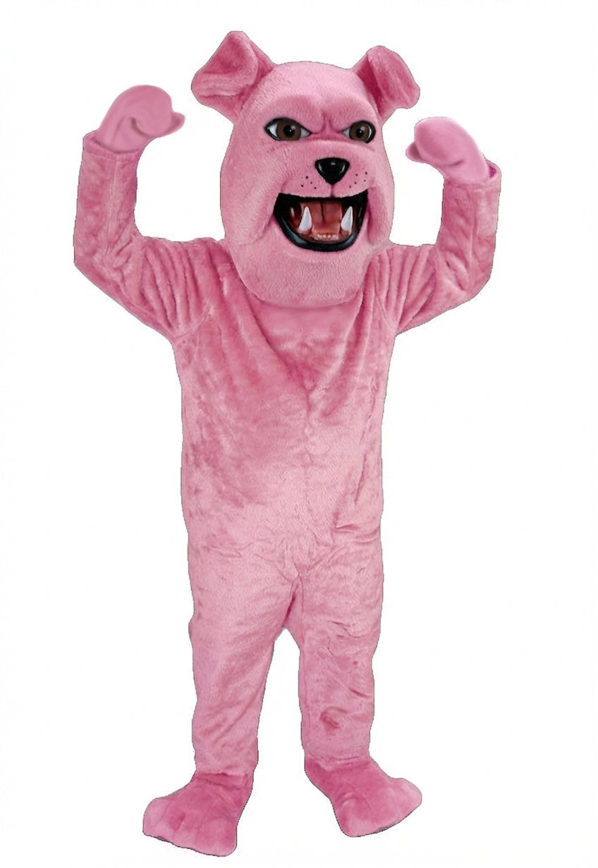 Sparky Dog Mascot - Short fur / Pink mascot costume