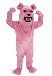 Sparky Dog Mascot - Short fur / Pink mascot costume