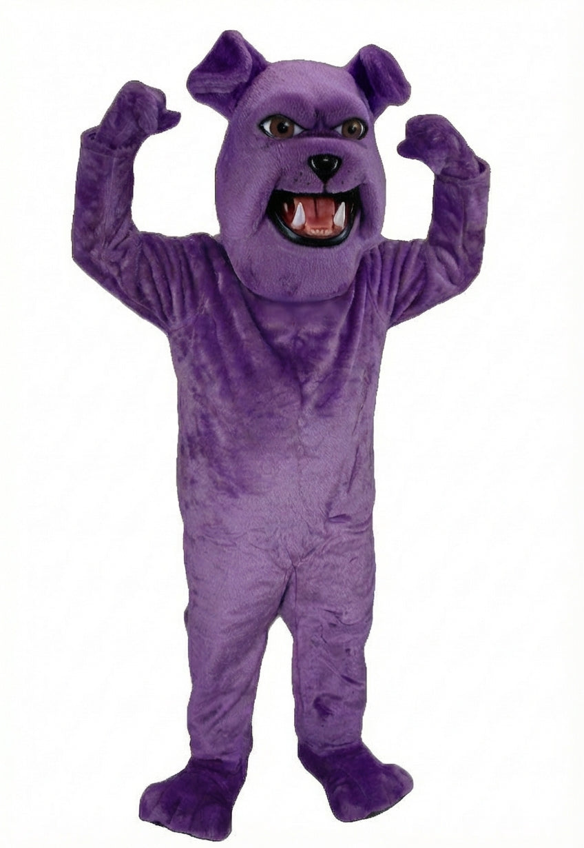 Sparky Dog Mascot - Short fur / Purple mascot costume