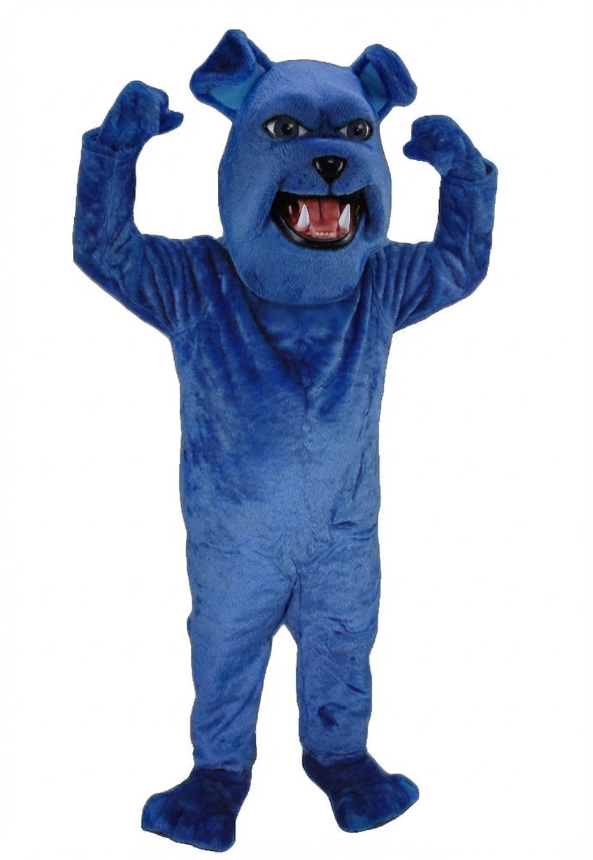 Sparky Dog Mascot - Short fur / Royal blue mascot costume
