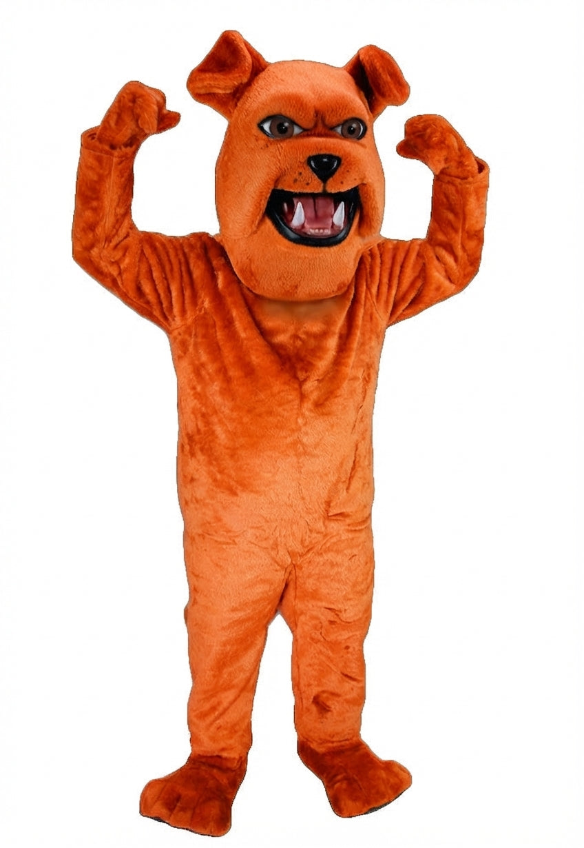 Sparky Dog Mascot - Short fur / Tiger Orange mascot costume