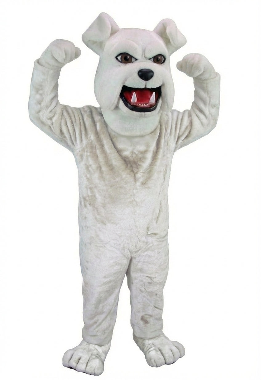 Sparky Dog Mascot - Short fur / White mascot costume