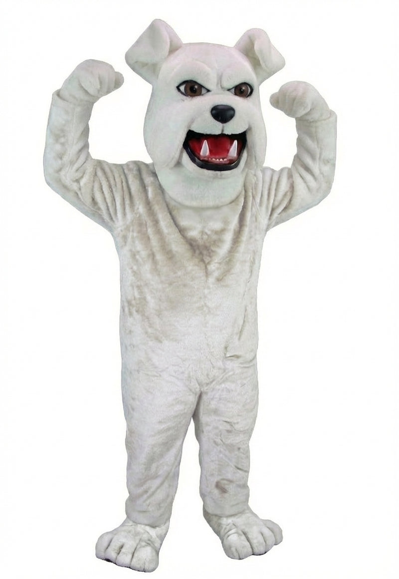 Sparky Dog Mascot - Short fur / White mascot costume