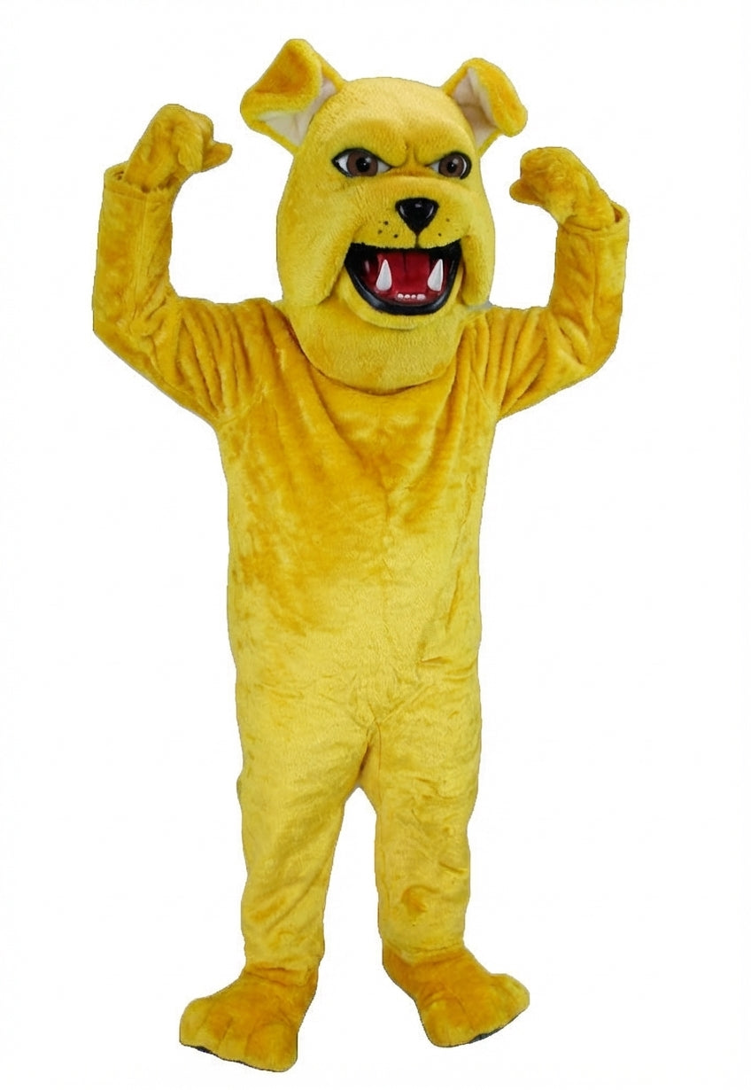 Sparky Dog Mascot - Short fur / Yellow mascot costume