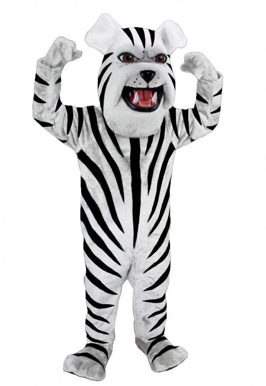 Sparky Dog Mascot - Short fur / Zebra mascot costume