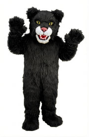 Spotted Jaguar Mascot (Thermolite) - Long fur / Black mascot costume