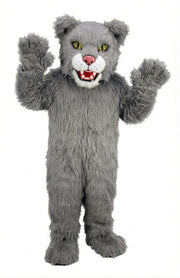 Spotted Jaguar Mascot (Thermolite) - Long fur / Grey mascot costume