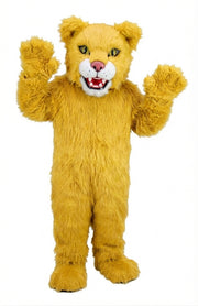 Spotted Jaguar Mascot (Thermolite) - Long fur / Yellow mascot costume