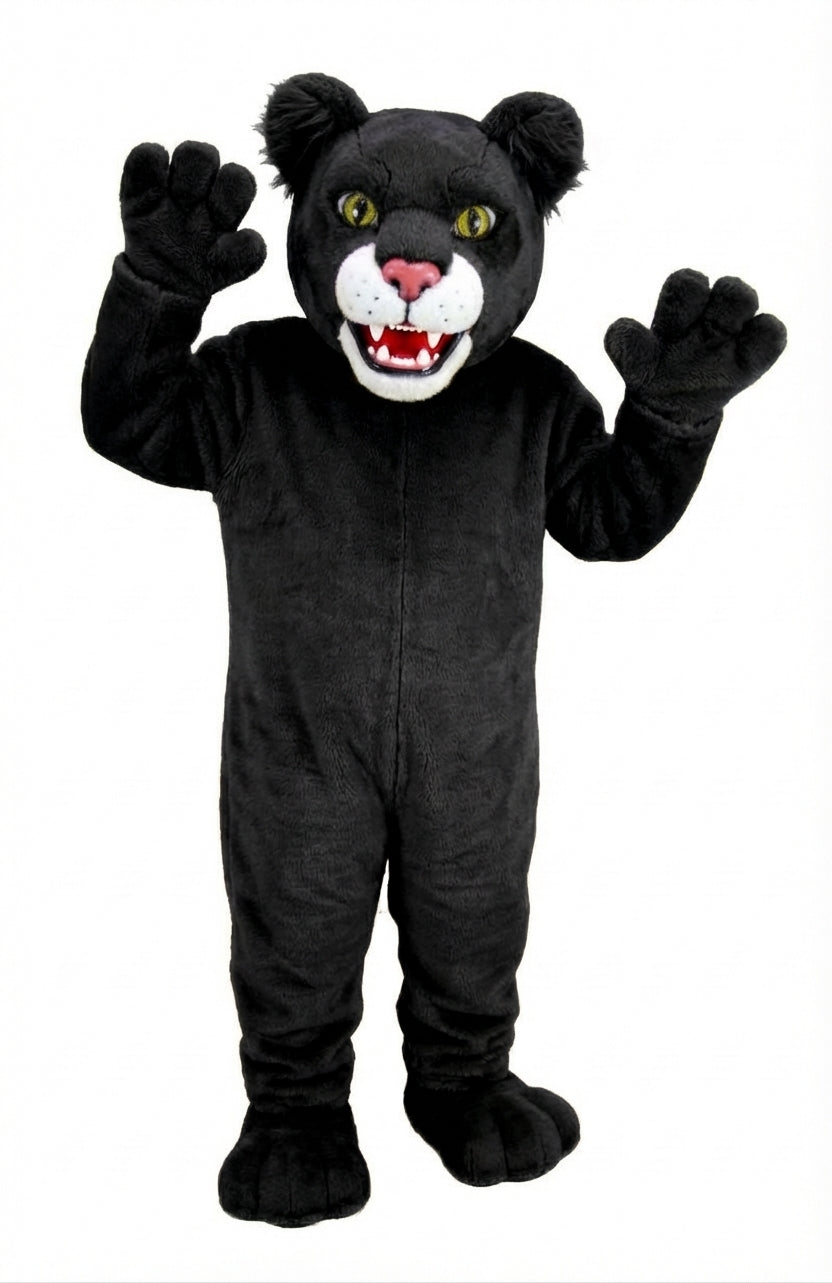 Spotted Jaguar Mascot (Thermolite) - Short fur / Black mascot costume