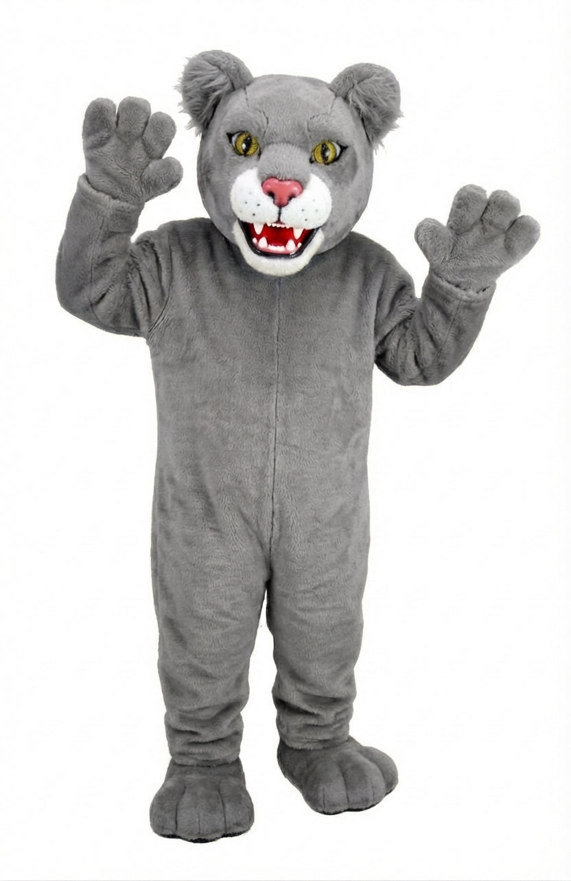 Spotted Jaguar Mascot (Thermolite) - Short fur / Grey mascot costume