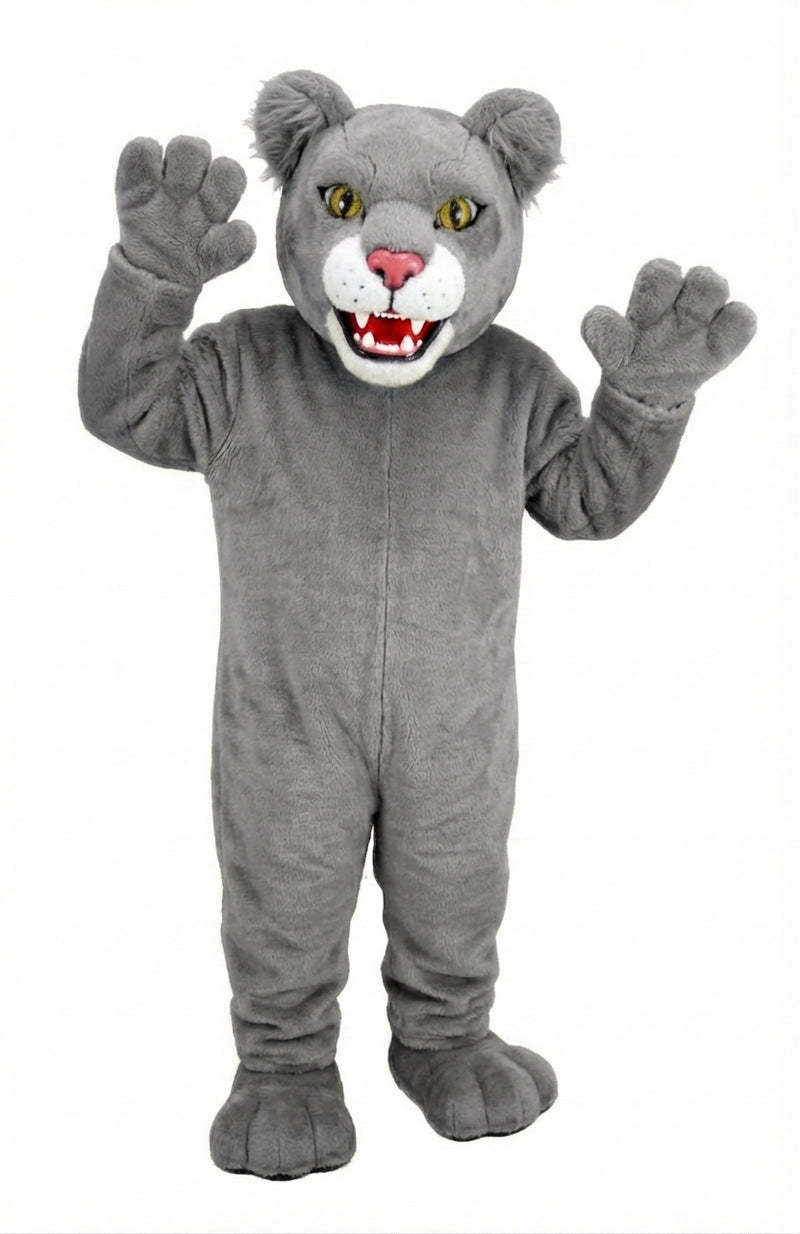Spotted Jaguar Mascot (Thermolite) - Short fur / Grey mascot costume