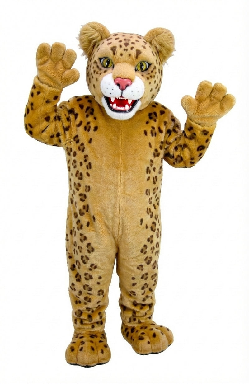 Spotted Jaguar Mascot (Thermolite) - Short fur / Leopard mascot costume