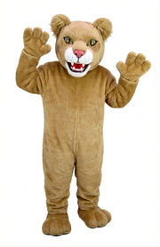 Spotted Jaguar Mascot (Thermolite) - Short fur / Light Brown mascot costume
