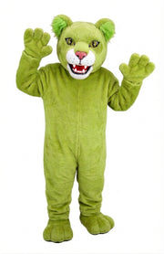 Spotted Jaguar Mascot (Thermolite) - Short fur / Lime mascot costume