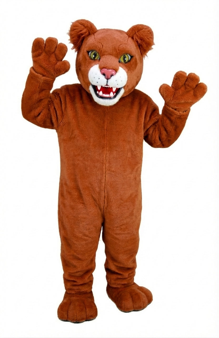 Spotted Jaguar Mascot (Thermolite) - Short fur / Rust mascot costume