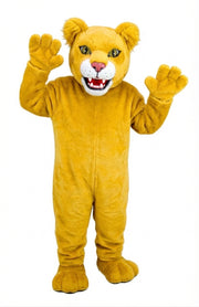 Spotted Jaguar Mascot (Thermolite) - Short fur / Yellow mascot costume