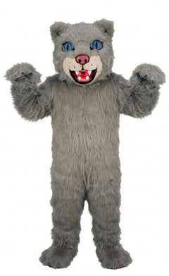 Spotted Leopard Mascot (Thermolite) - Long fur / Grey mascot costume