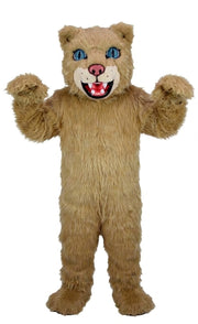 Spotted Leopard Mascot (Thermolite) - Long fur / Tan mascot costume
