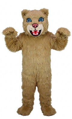 Spotted Leopard Mascot (Thermolite) - Long fur / Tan mascot costume