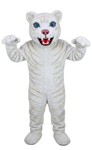 Spotted Leopard Mascot (Thermolite) - Short fur / Albino Tiger mascot costume