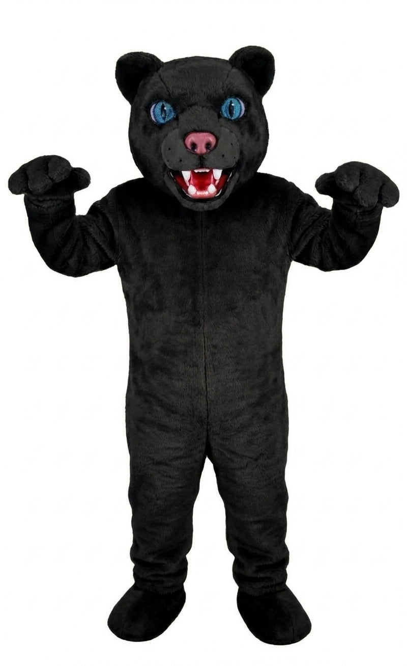 Spotted Leopard Mascot (Thermolite) - Short fur / Black mascot costume