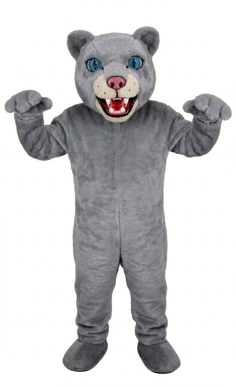 Spotted Leopard Mascot (Thermolite) - Short fur / Grey mascot costume
