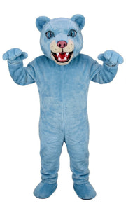 Spotted Leopard Mascot (Thermolite) - Short fur / Light blue mascot costume