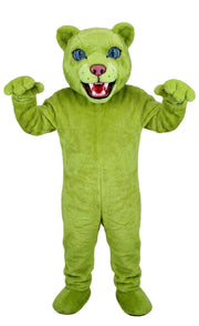 Spotted Leopard Mascot (Thermolite) - Short fur / Lime mascot costume