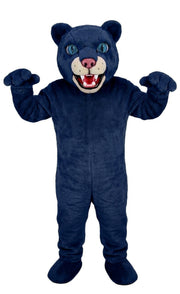 Spotted Leopard Mascot (Thermolite) - Short fur / Navy Blue mascot costume
