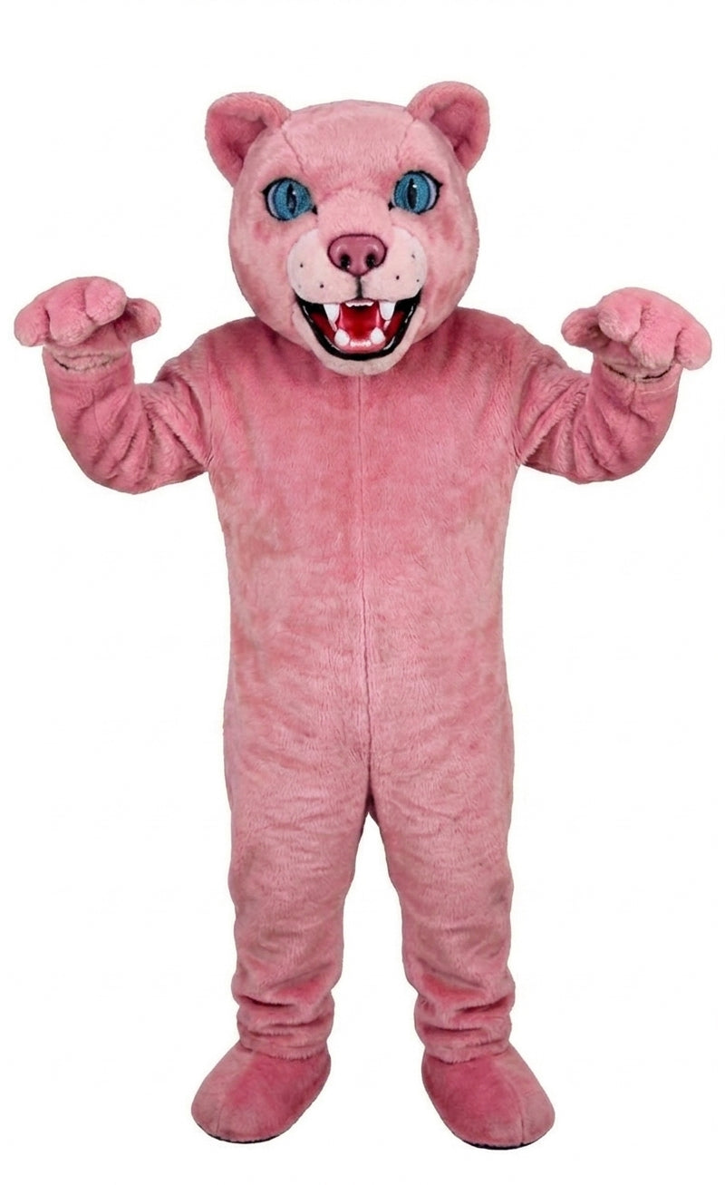 Spotted Leopard Mascot (Thermolite) - Short fur / Pink mascot costume