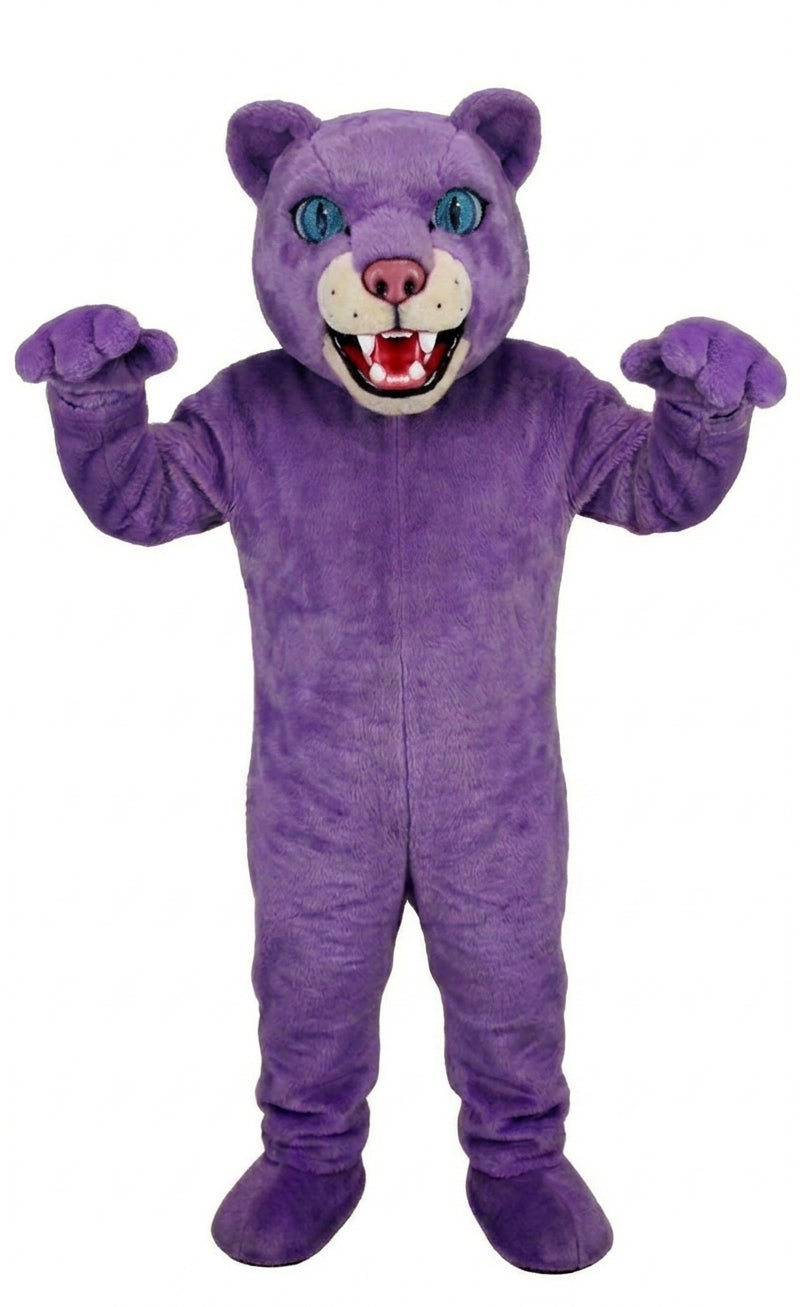 Spotted Leopard Mascot (Thermolite) - Short fur / Purple mascot costume
